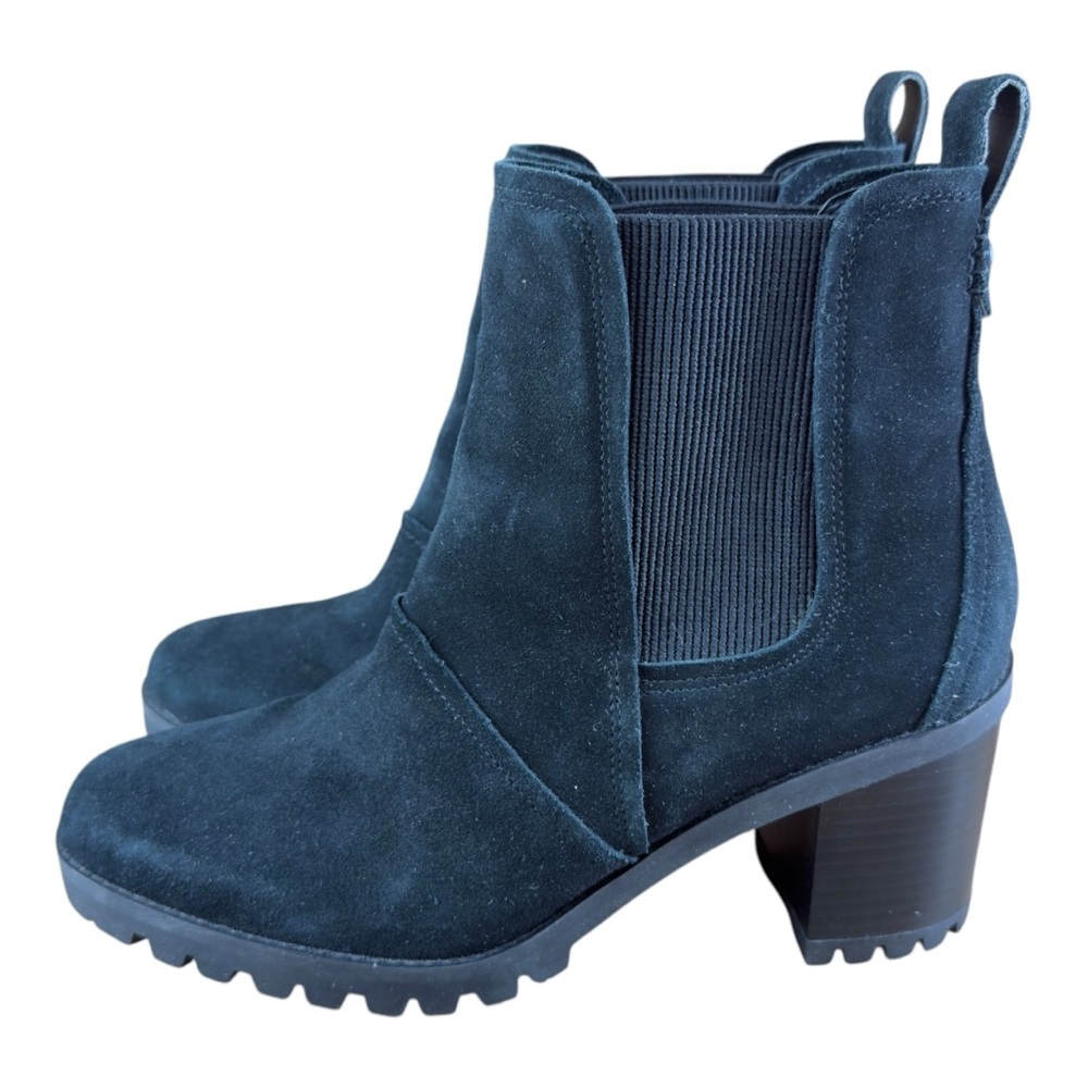 UGG Hazel Women's Waterproof Chelsea Ankle Boots Black Size 10 lightly u…